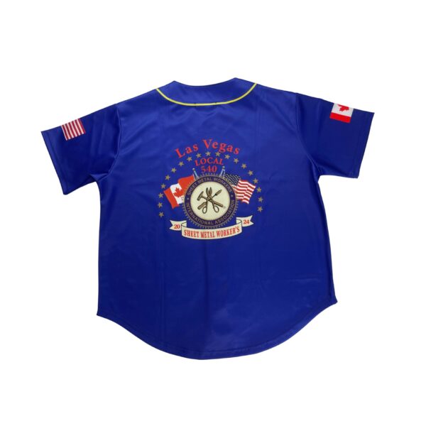 SMWIA Local 540 Baseball Jersey - Image 2