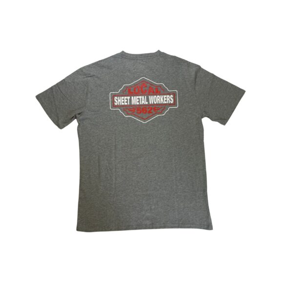 SMWIA Local 562 Grey Logo Shirt - Image 2