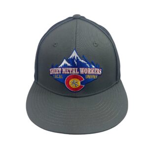 Metal Sheet Workers Embroidered Mesh Cap