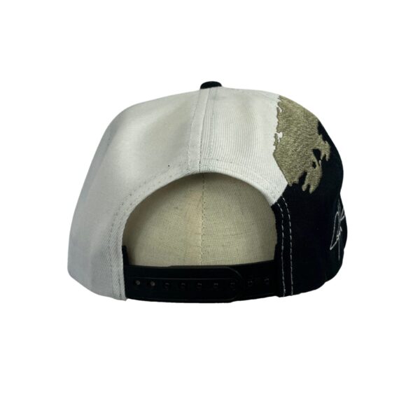 Three-tone Embroidered Cap - Image 4