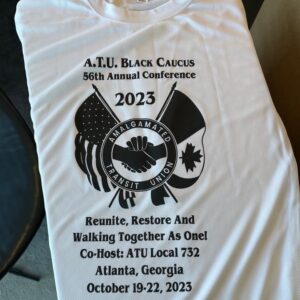 A.T.U. Black Caucus 2023 Conference T-shirt